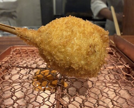 Dinner at kushikatsu daibon (串かつ だいぼん)