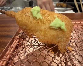 Dinner at kushikatsu daibon (串かつ だいぼん)