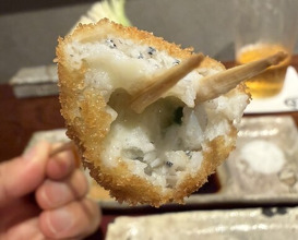 Dinner at kushikatsu daibon (串かつ だいぼん)