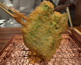 Dinner at kushikatsu daibon (串かつ だいぼん)