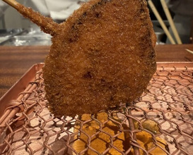 Dinner at kushikatsu daibon (串かつ だいぼん)