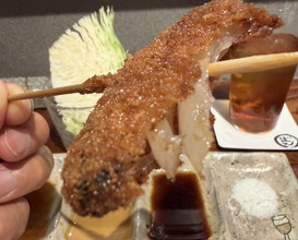 Dinner at kushikatsu daibon (串かつ だいぼん)