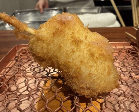 Dinner at kushikatsu daibon (串かつ だいぼん)