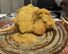 Dinner at kushikatsu daibon (串かつ だいぼん)