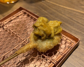 Dinner at kushikatsu daibon (串かつ だいぼん)