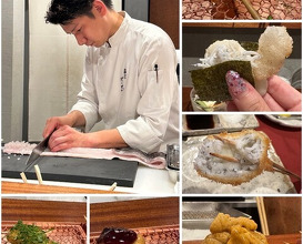 Dinner at kushikatsu daibon (串かつ だいぼん)