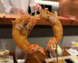 Dinner at kushikatsu daibon (串かつ だいぼん)