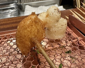 Dinner at kushikatsu daibon (串かつ だいぼん)