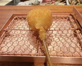 Dinner at kushikatsu daibon (串かつ だいぼん)