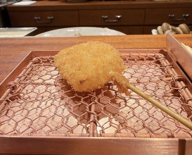 Dinner at kushikatsu daibon (串かつ だいぼん)