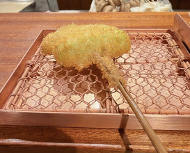 Dinner at kushikatsu daibon (串かつ だいぼん)