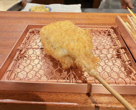 Dinner at kushikatsu daibon (串かつ だいぼん)
