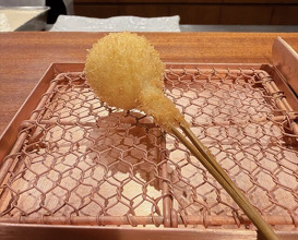Dinner at kushikatsu daibon (串かつ だいぼん)