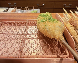 Dinner at kushikatsu daibon (串かつ だいぼん)