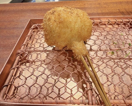 Dinner at kushikatsu daibon (串かつ だいぼん)