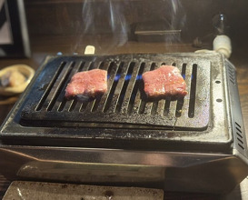 Dinner at Shinya Yakiniku Daichan (深夜焼肉 だいちゃん)