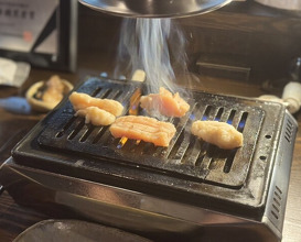 Dinner at Shinya Yakiniku Daichan (深夜焼肉 だいちゃん)