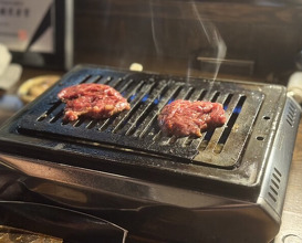Dinner at Shinya Yakiniku Daichan (深夜焼肉 だいちゃん)