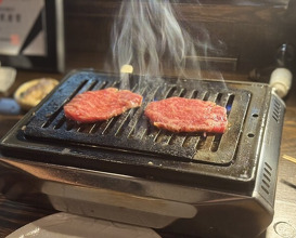 Dinner at Shinya Yakiniku Daichan (深夜焼肉 だいちゃん)