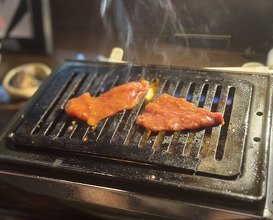 Dinner at Shinya Yakiniku Daichan (深夜焼肉 だいちゃん)