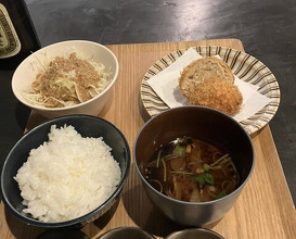 Dinner at Tonkatsu Fujii (とんかつ ふじ井)