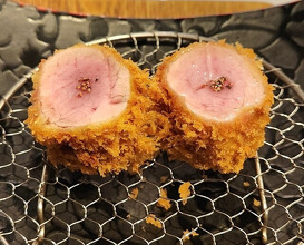 Dinner at Tonkatsu Fujii (とんかつ ふじ井)
