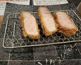 Dinner at Tonkatsu Fujii (とんかつ ふじ井)