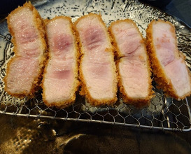 Dinner at Tonkatsu Fujii (とんかつ ふじ井)