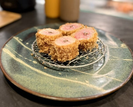 Dinner at Tonkatsu Fujii (とんかつ ふじ井)