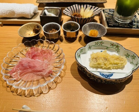 Dinner at Sushi Fujinaga (鮓 ふじなが)
