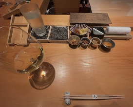 Dinner at Sushi Fujinaga (鮓 ふじなが)