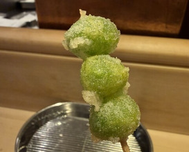 Dinner at Tempura Fukamachi (てんぷら 深町)