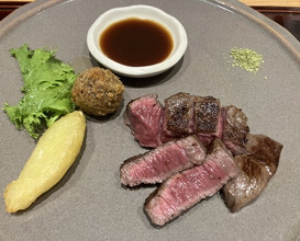 Dinner at Niku Ryori Fukunaga (肉料理ふくなが)