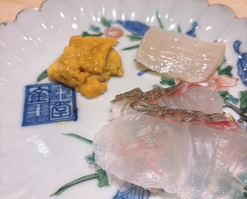 Dinner at Sushi Hashimoto