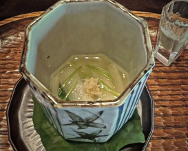 Dinner at Hirasanso
