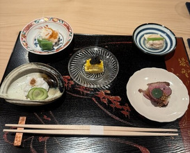 Dinner at Sumibi Kappou Ifuki (炭火割烹 いふき)