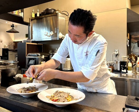 Dinner at kitchen Toshiki (kitchen俊貴)