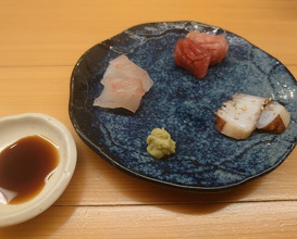 Dinner at Takanobashi Kiyotan (鷹ノ橋　清耽)