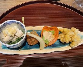 Dinner at Kyoaji Motoi (京味 もと井)