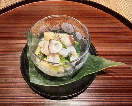 Dinner at Kyoaji Motoi (京味 もと井)