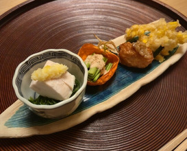 Dinner at Kyoaji Motoi (京味 もと井)