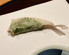 Dinner at Tempura Kyoboshi (天ぷら 京星)