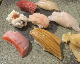 Dinner at Kyogoku Zushi (京極寿司)