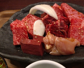 Dinner at Sumibi Yakiniku Kyuu (炭火焼肉 久)