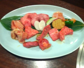 Dinner at Sumibi Yakiniku Kyuu (炭火焼肉 久)