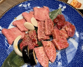 Dinner at Sumibi Yakiniku Kyuu (炭火焼肉 久)