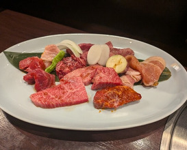 Dinner at Sumibi Yakiniku Kyuu (炭火焼肉 久)