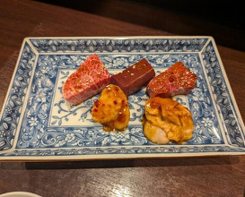 Dinner at Sumibi Yakiniku Kyuu (炭火焼肉 久)
