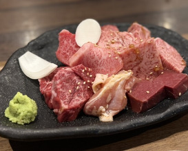 Dinner at Sumibi Yakiniku Kyuu (炭火焼肉 久)