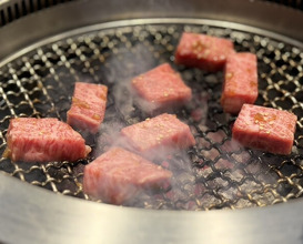 Dinner at Sumibi Yakiniku Kyuu (炭火焼肉 久)